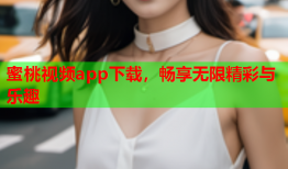 蜜桃视频app下载，畅享无限精彩与乐趣